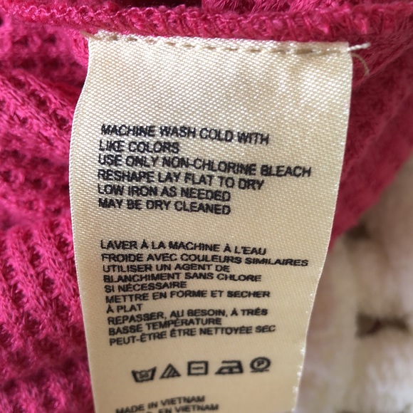 Anthropology PILCRO, raspberry/frame, flowy, sleeve pullover sweater. Large. NWT - Picture 8 of 10